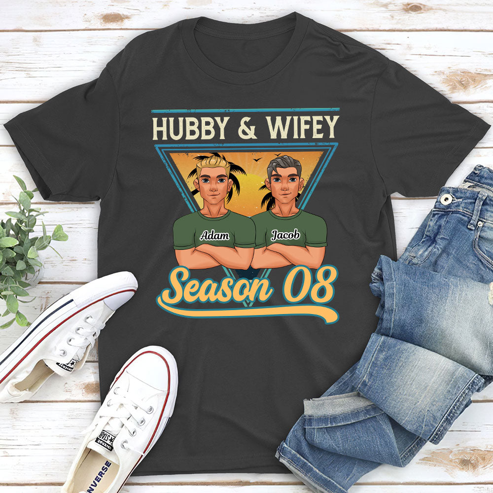 Hubby And Wifey Season  - Personalized Custom Classic T-shirt