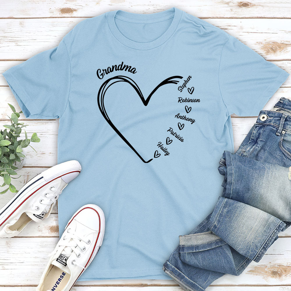 Grandma Is The Best - Personalized Custom Unisex T-shirt