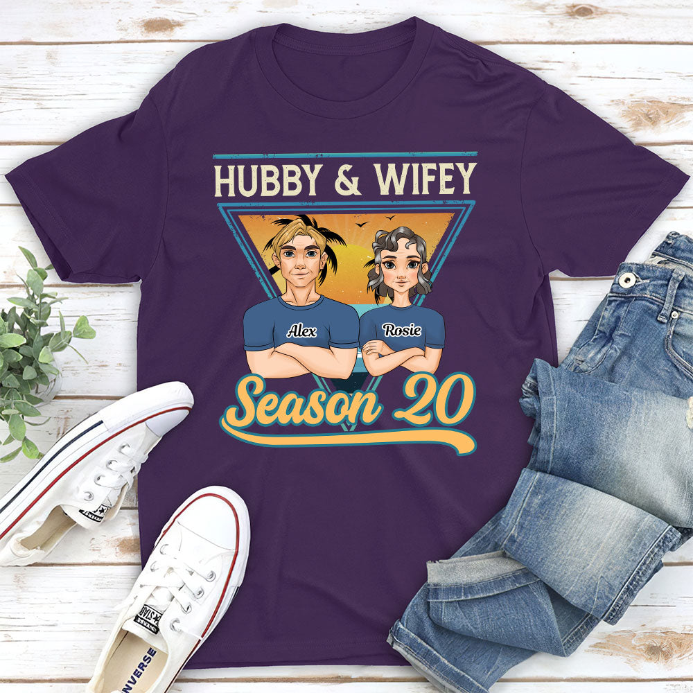 Hubby And Wifey Season  - Personalized Custom Classic T-shirt