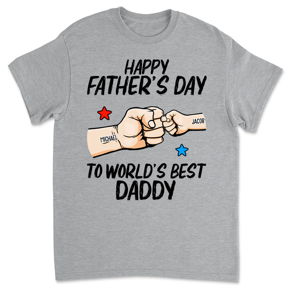 World Best Daddy - Personalized Custom Classic T-shirt