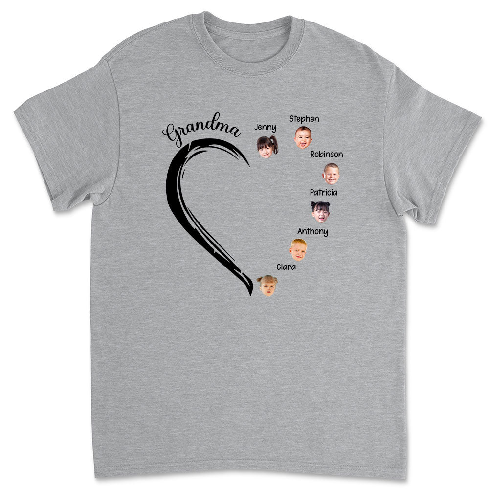 Sweetheart Of Grandma - Personalized Custom Unisex T-shirt