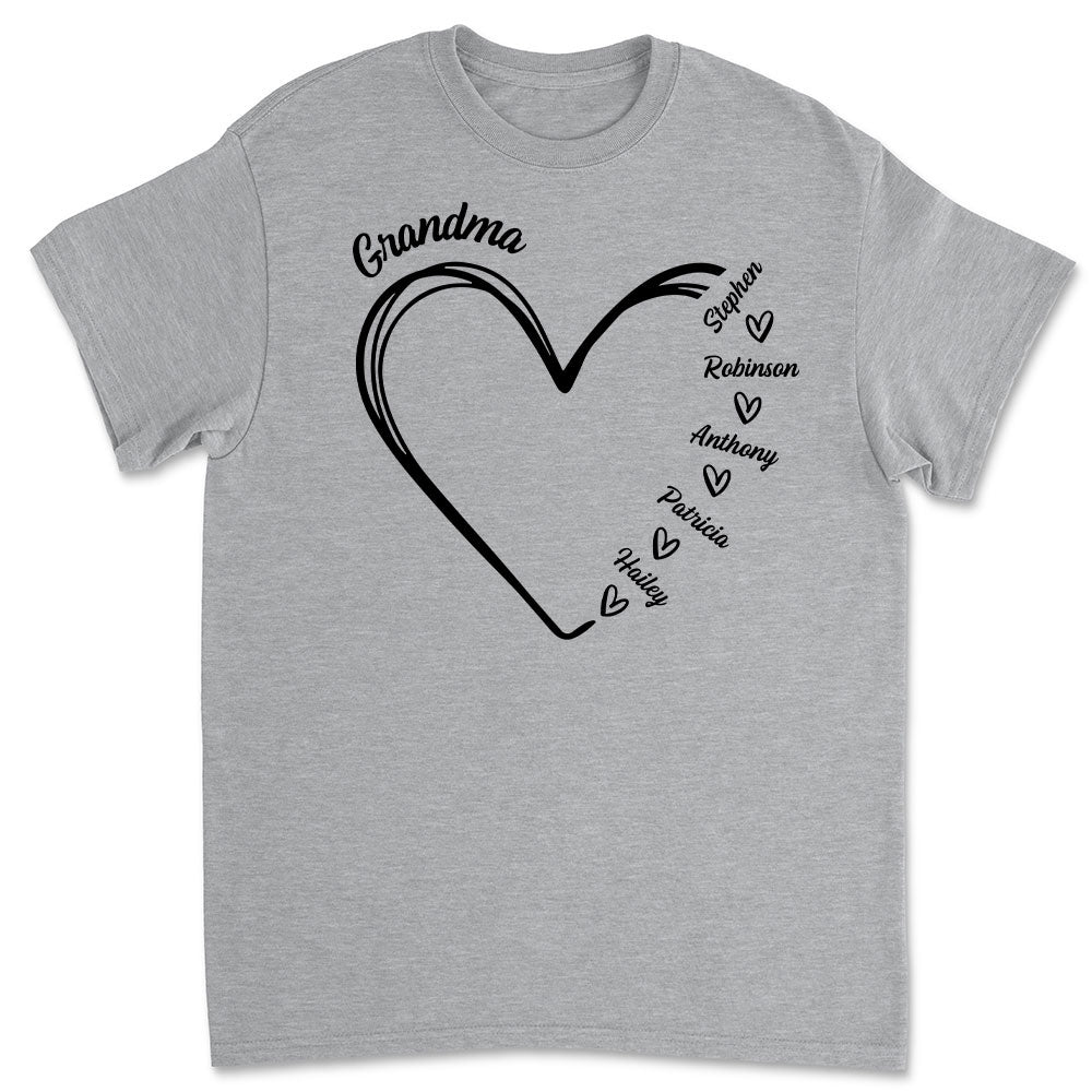 Grandma Is The Best - Personalized Custom Unisex T-shirt