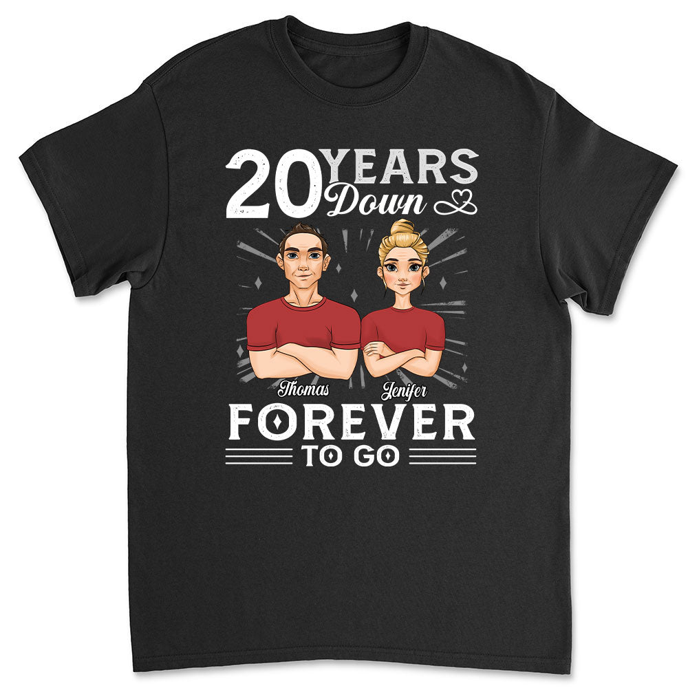 Years Down Forever To Go - Personalized Custom Classic T-shirt