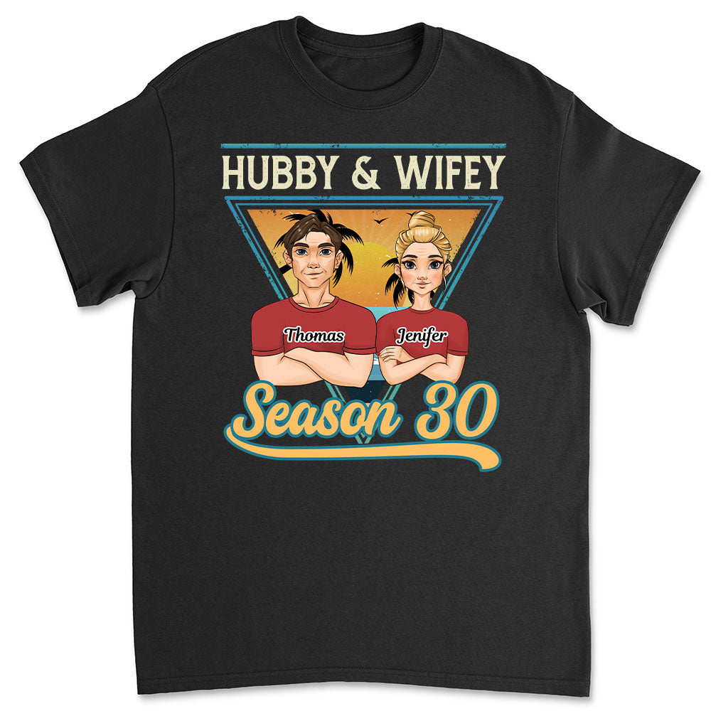 Hubby And Wifey Season  - Personalized Custom Classic T-shirt