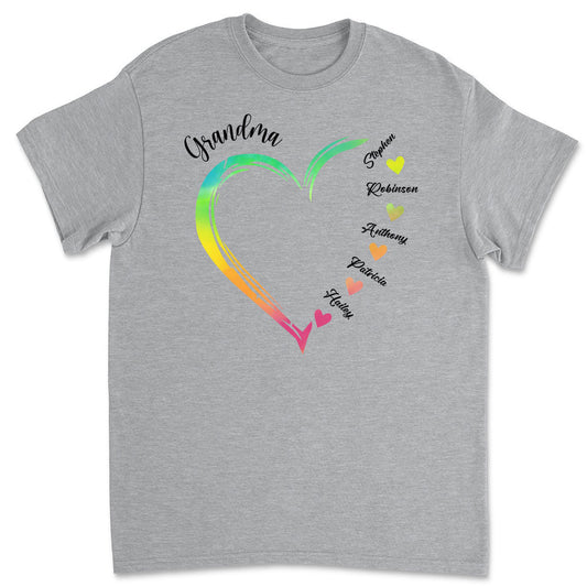 Becoming A Grandmother - Personalized Custom Unisex T-shirt