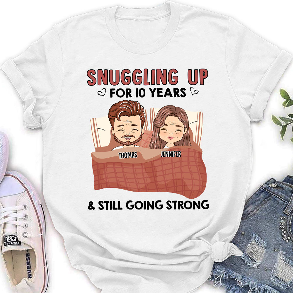 Snuggling Up - Personalized Custom Women's T-shirt