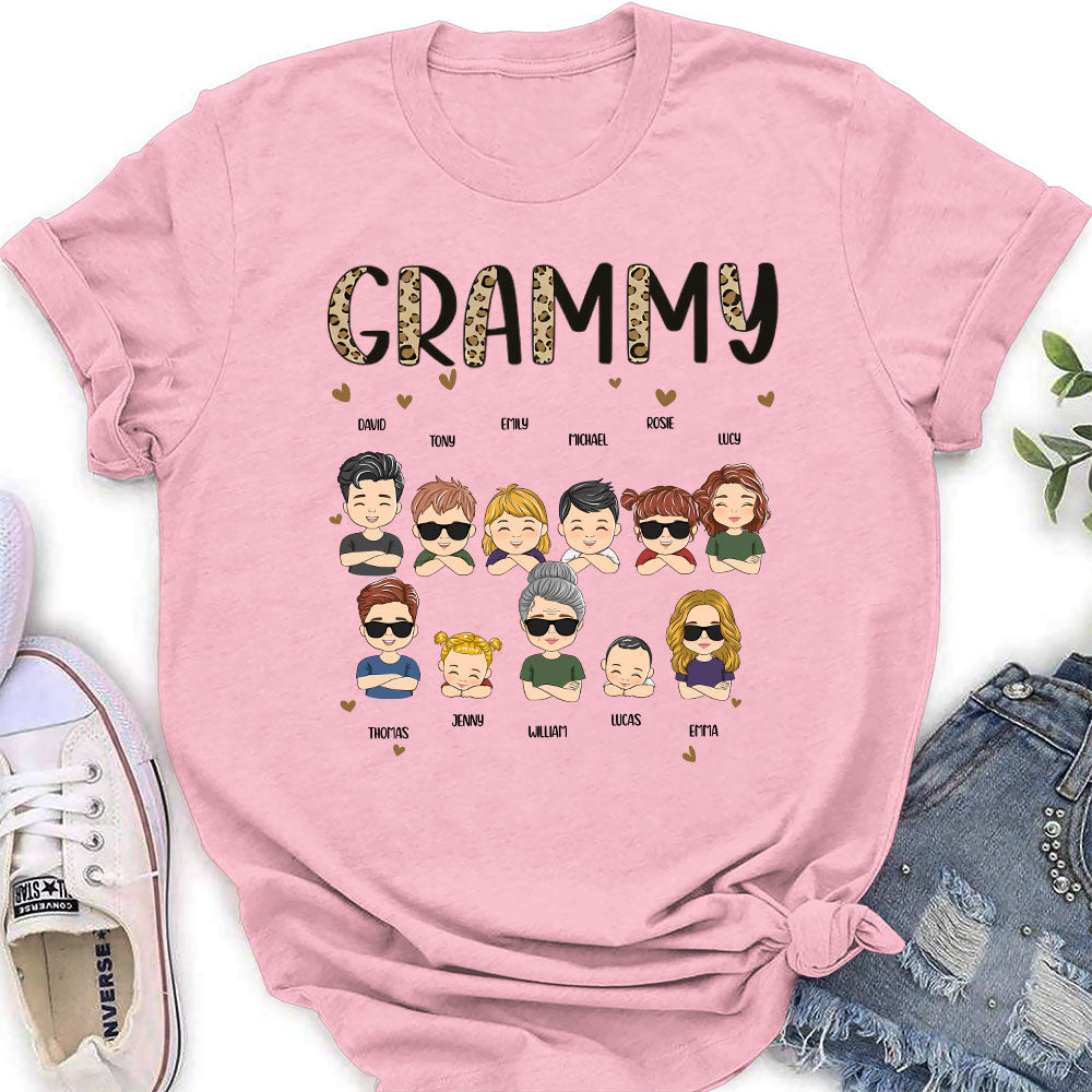 Just Call Me Grandma - Personalized Custom Women's T-shirt