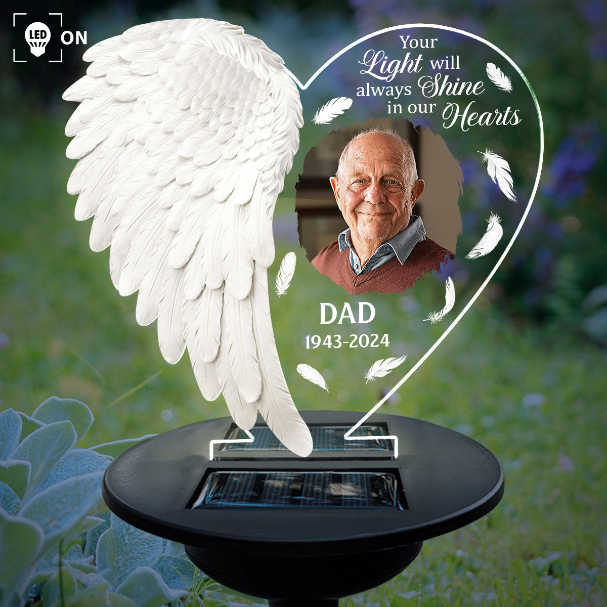Angel In Heaven - Personalized Custom Solar Light