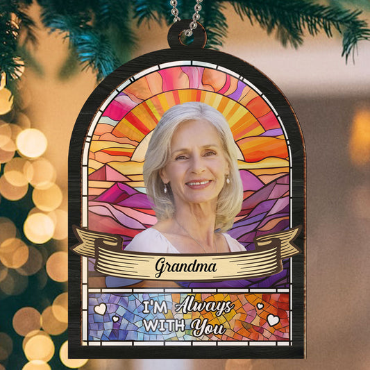 I Will Always Remember You - Personalized Custom Suncatcher Ornament