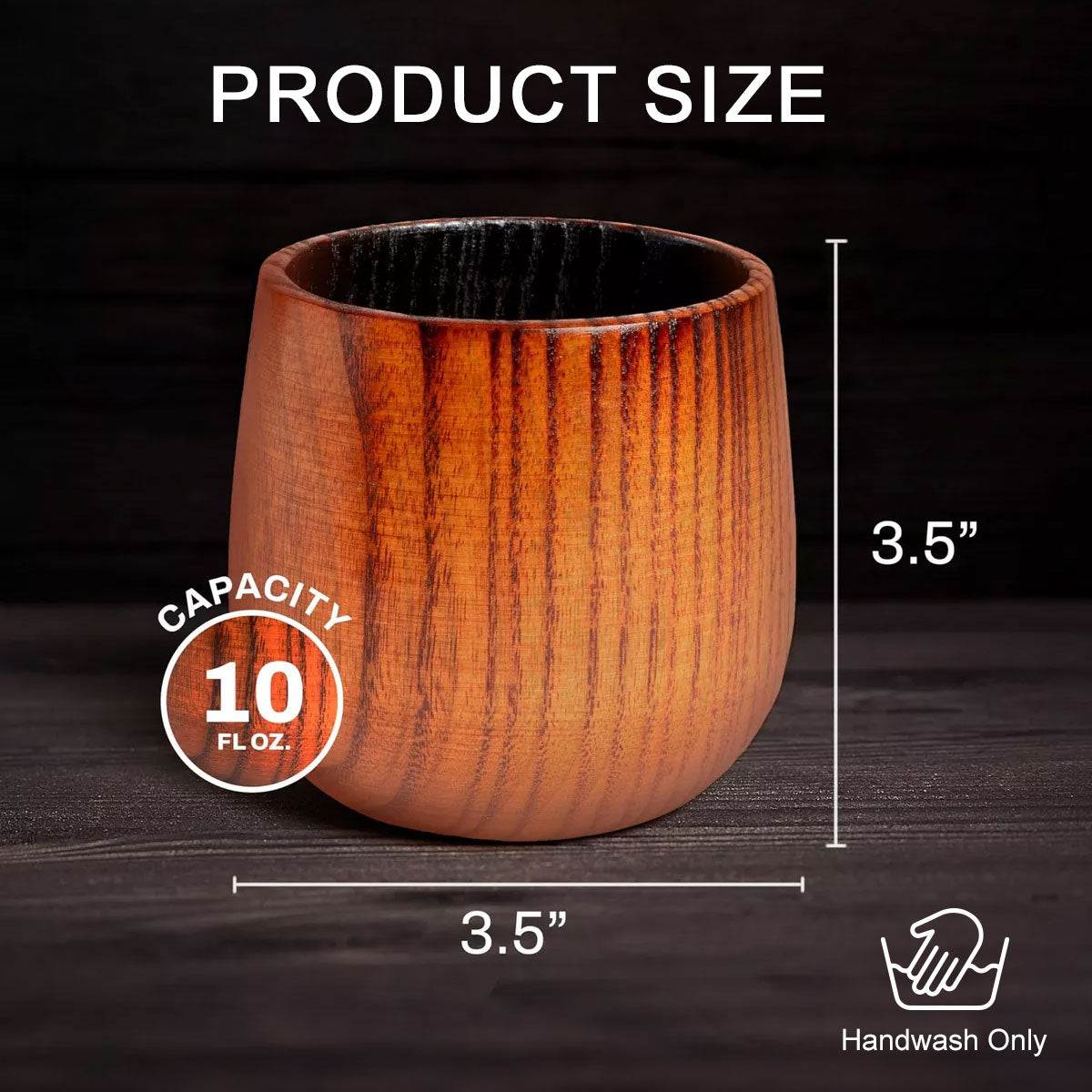 Legend, Husband, Dad, Grandpa - Personalized Custom Engraved Wooden Whiskey Glass