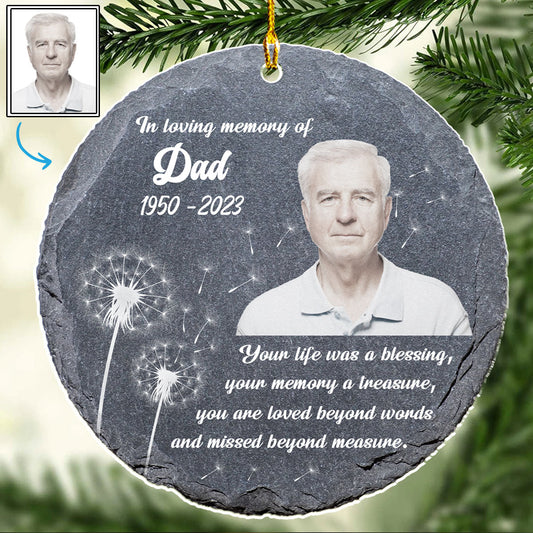 You Are Loved Beyond Words - Personalized Custom Acrylic Ornament