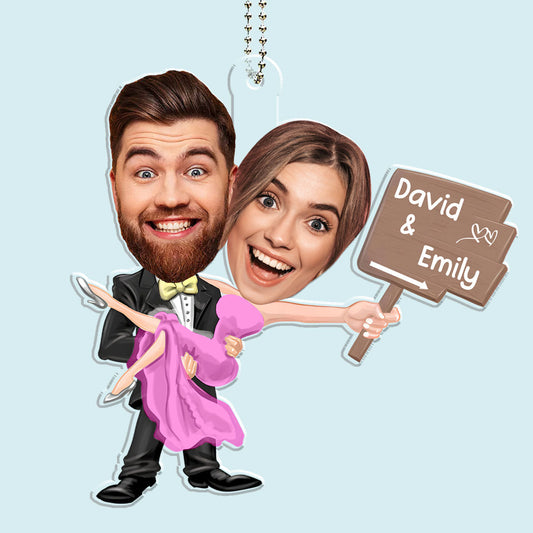 Forever With You - Personalized Custom Car Ornament