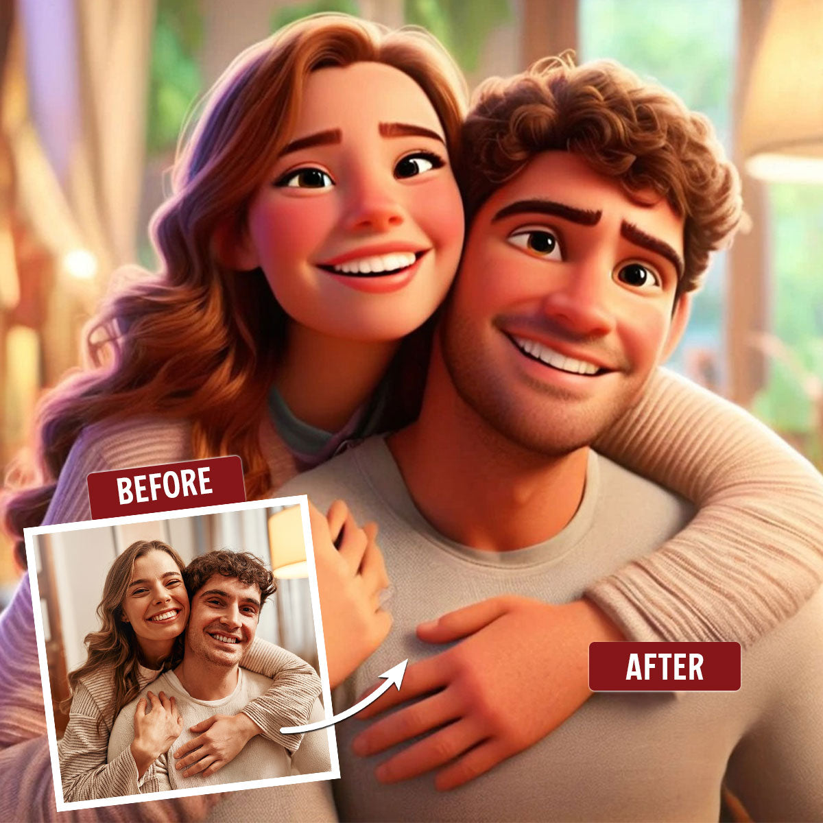 Drive Safe Cartoon - Personalized Custom Car Visor Clip