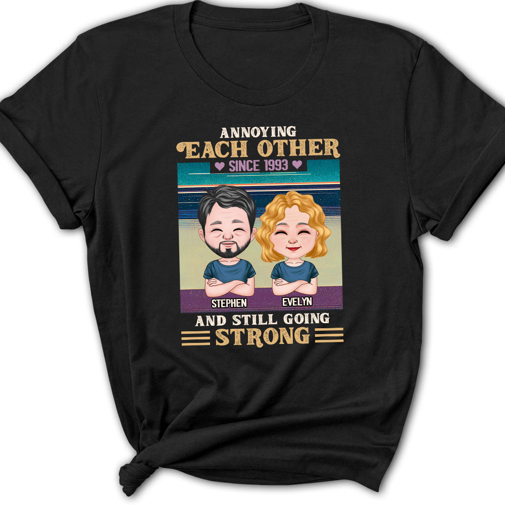 Annoying Since - Personalized Custom Women's T-shirt