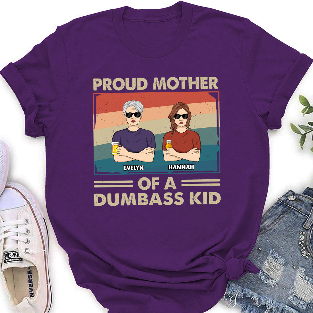 Proud Mother Of A Few Kids - Personalized Custom Women's T-shirt