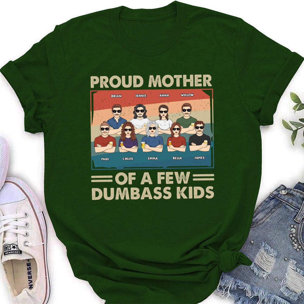 Proud Mother Of A Few Kids - Personalized Custom Women's T-shirt