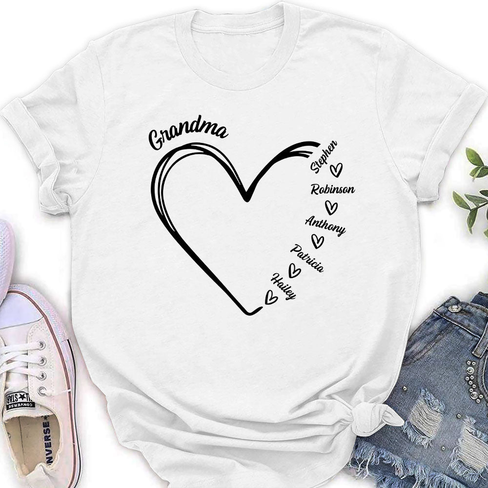 Grandma Is The Best - Personalized Custom Women's T-shirt