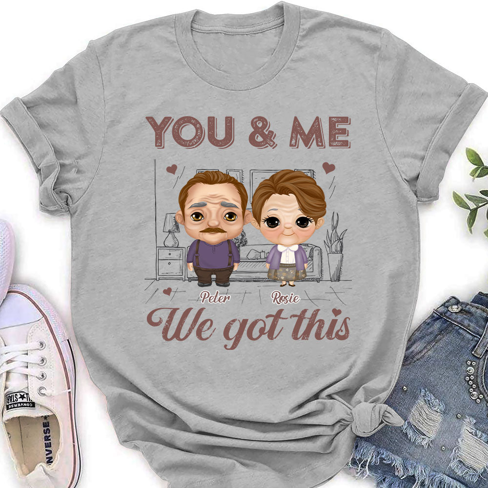 You And Me - Personalized Custom Women's T-shirt
