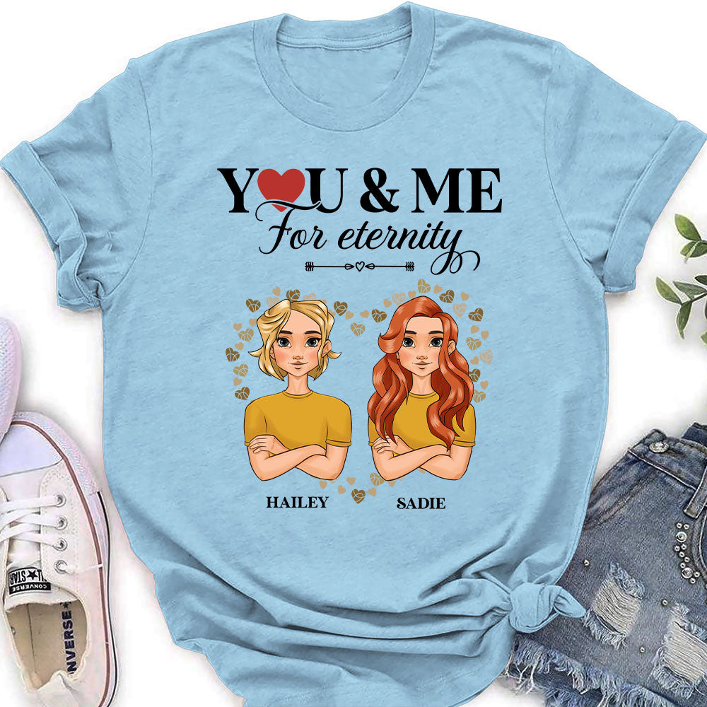 You And Me For Enternity - Personalized Custom Women's T-shirt