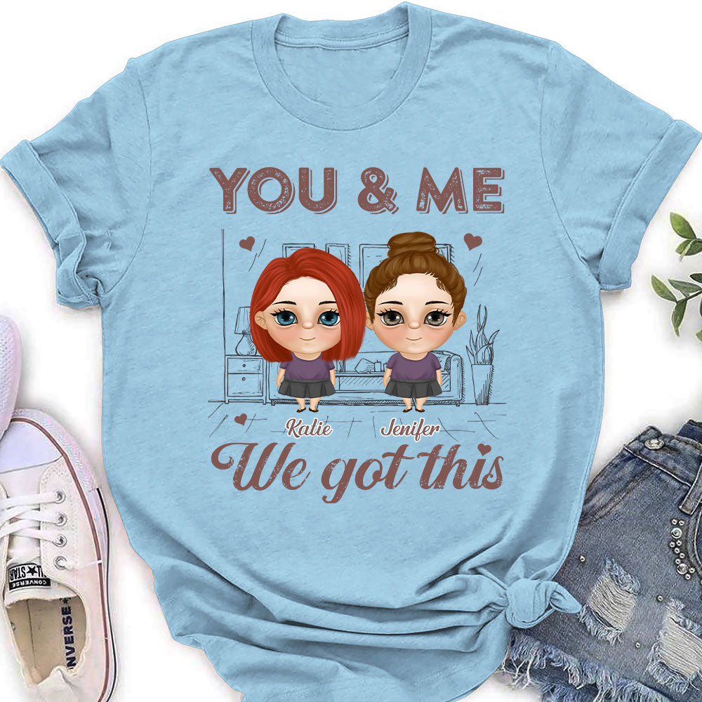 You And Me - Personalized Custom Women's T-shirt