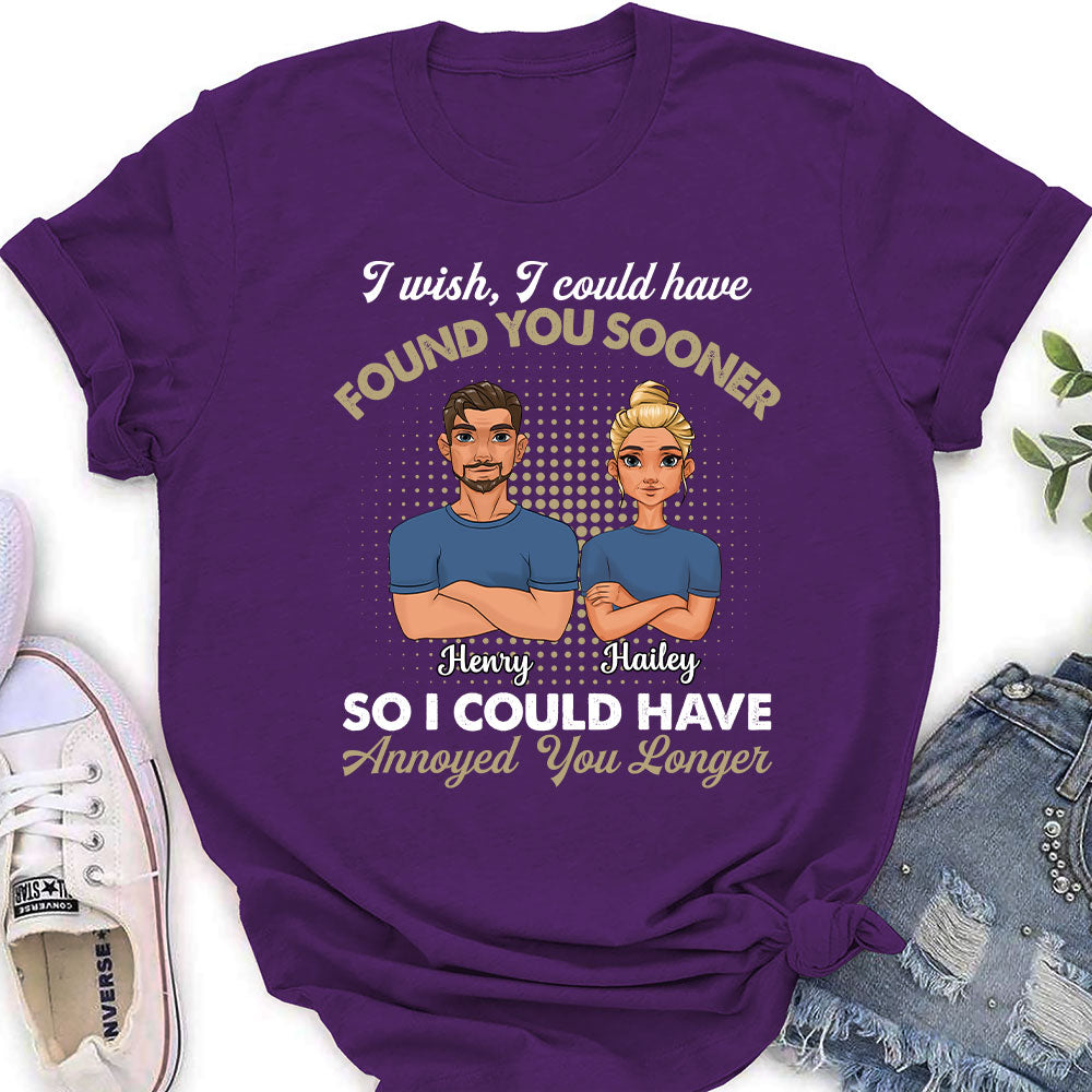 Annoyed You Longer - Personalized Custom Women's T-shirt