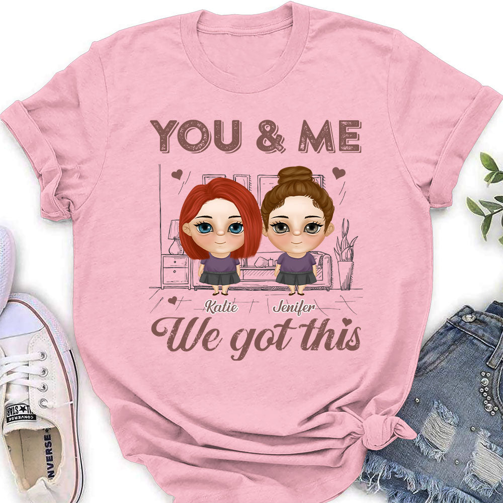 You And Me - Personalized Custom Women's T-shirt