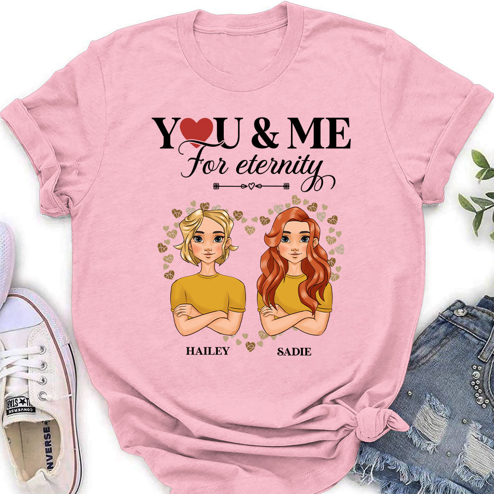You And Me For Enternity - Personalized Custom Women's T-shirt