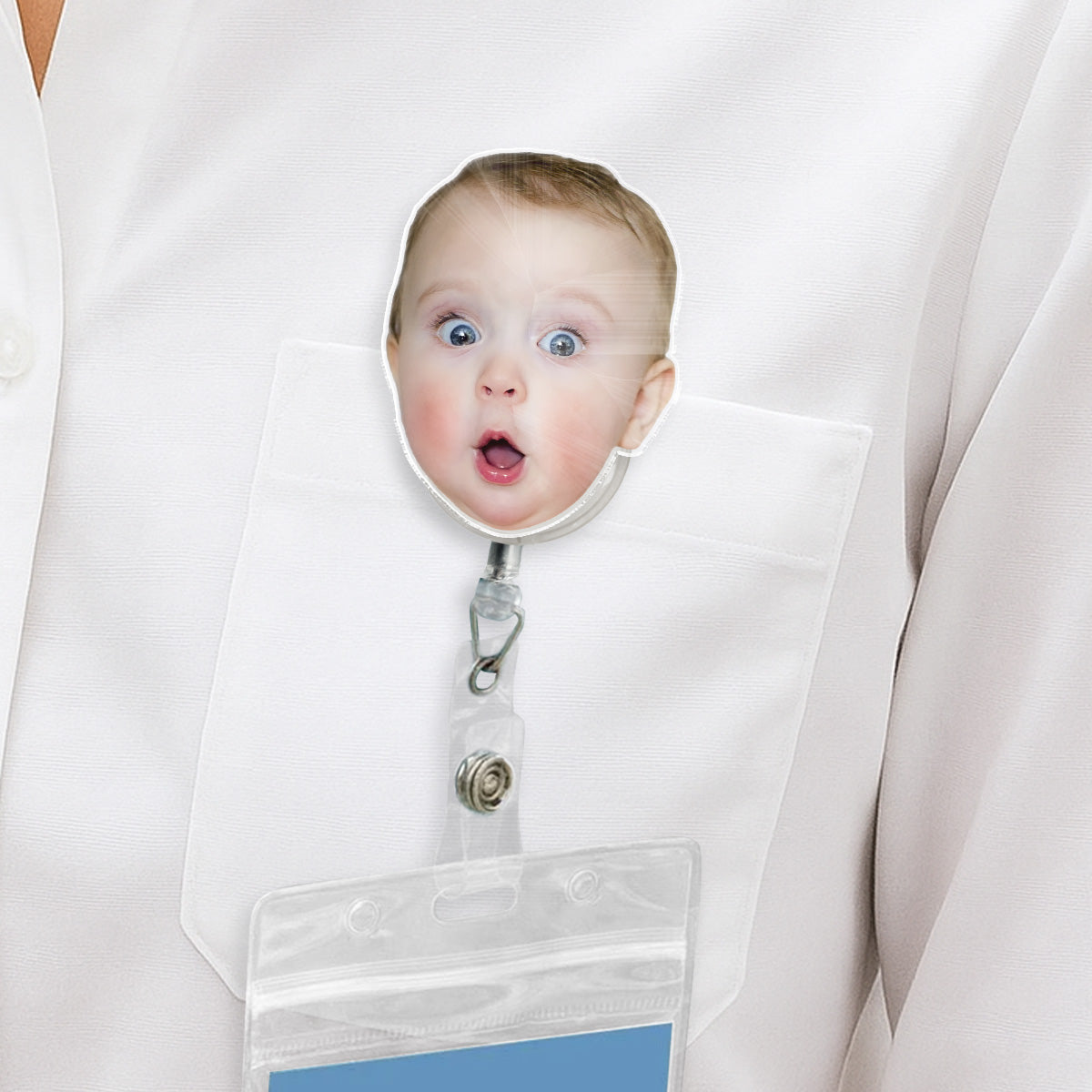 Funny Meme - Personalized Custom Acrylic Badge Reel