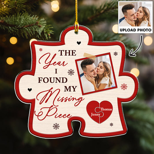 The Year I Found You - Personalized Custom Acrylic Ornament