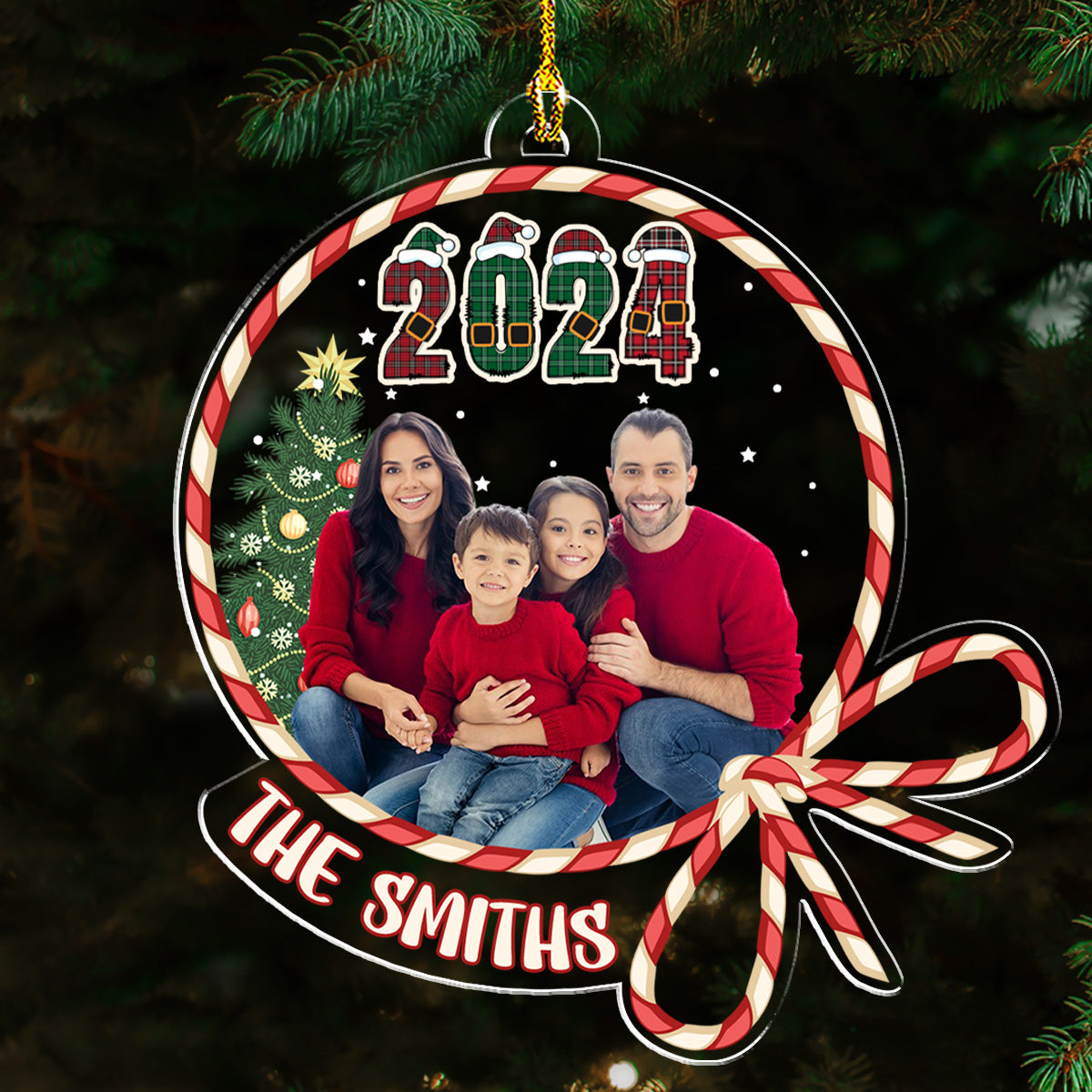 My Big Family Christmas - Personalized Custom Acrylic Ornament