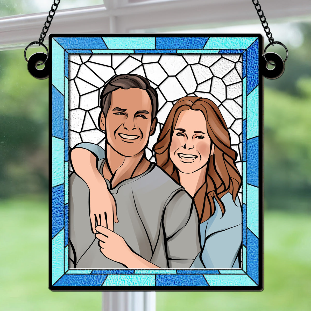 Love You More Every Day - Personalized Custom Suncatcher
