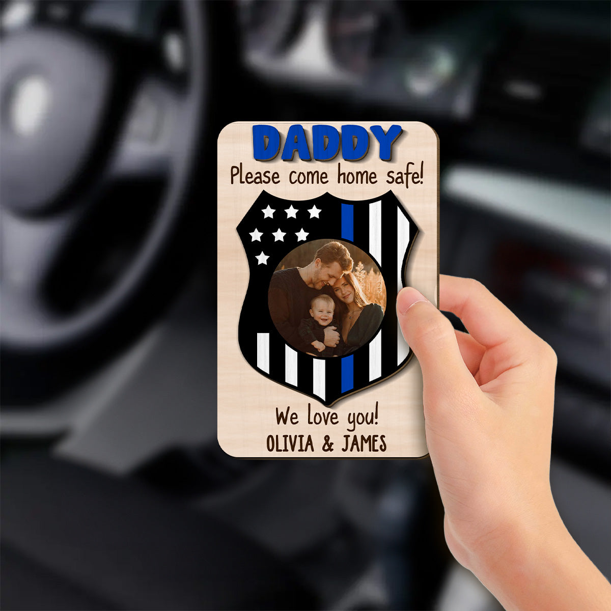 Be Safe I Need You - Personalized Custom Car Visor Clip