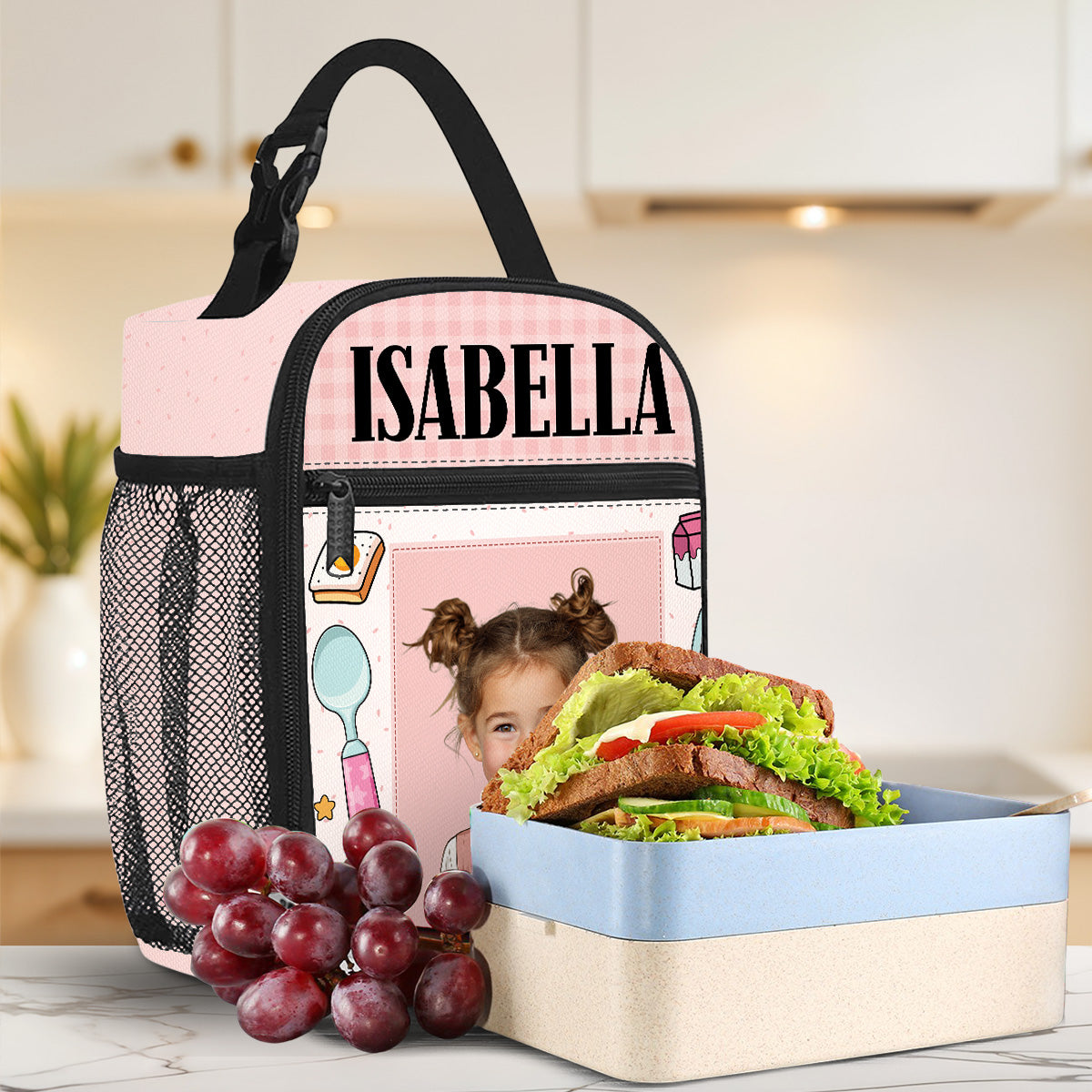 I Packed This With Love - Personalized Custom Insulated Lunch Bag