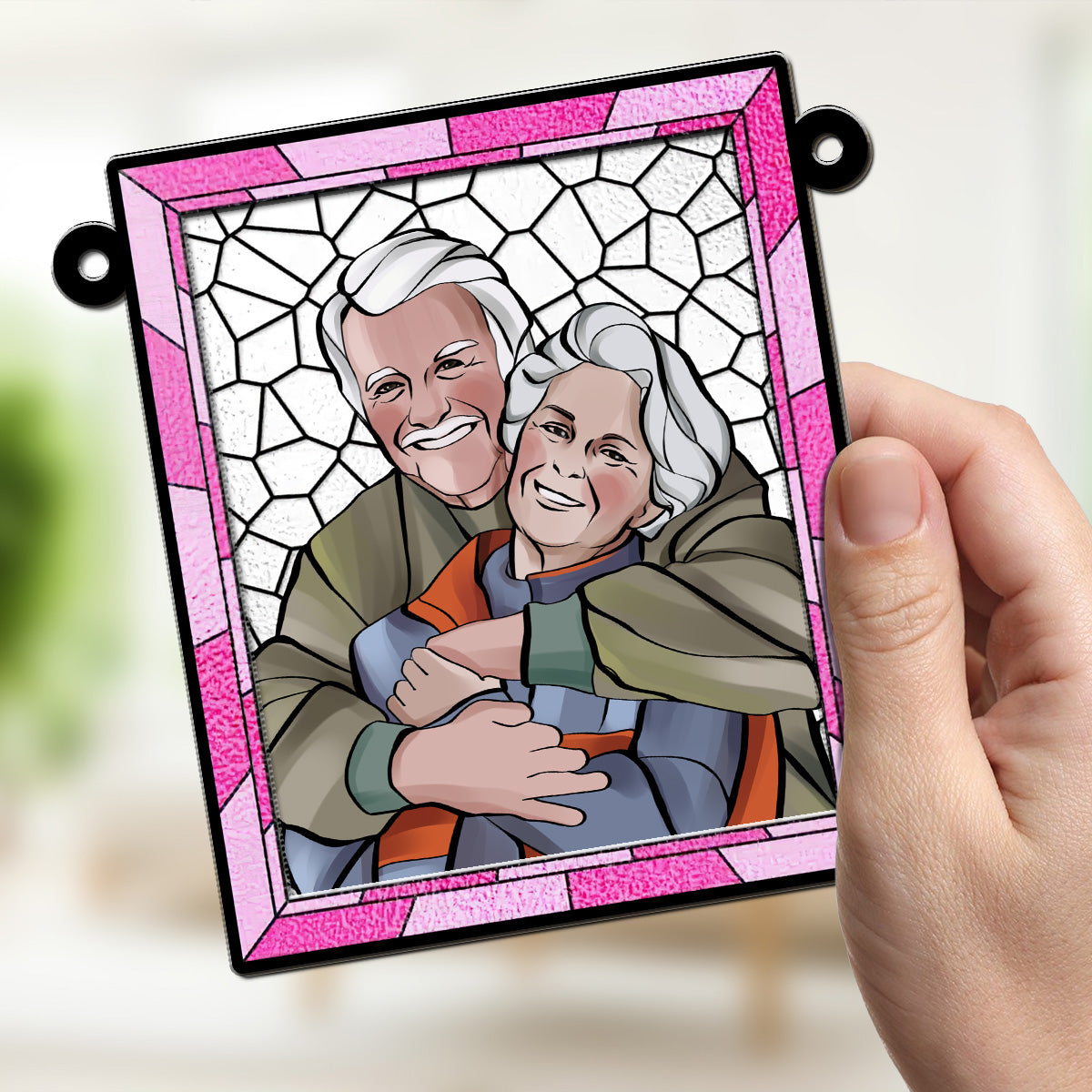 Love You More Every Day - Personalized Custom Suncatcher