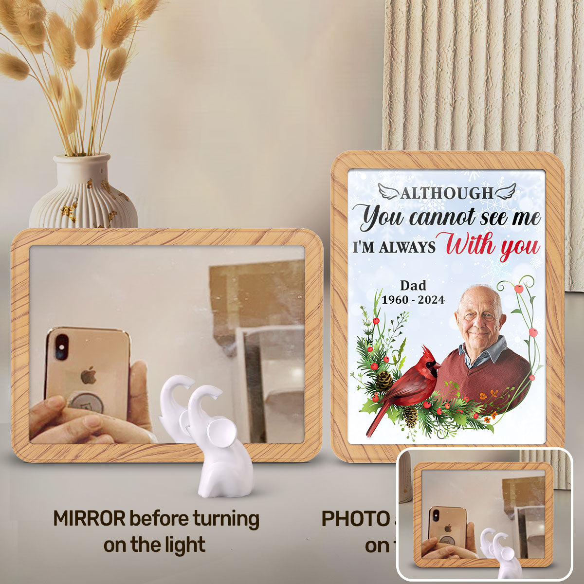 I Am Always With You - Personalized Custom Magic Mirror