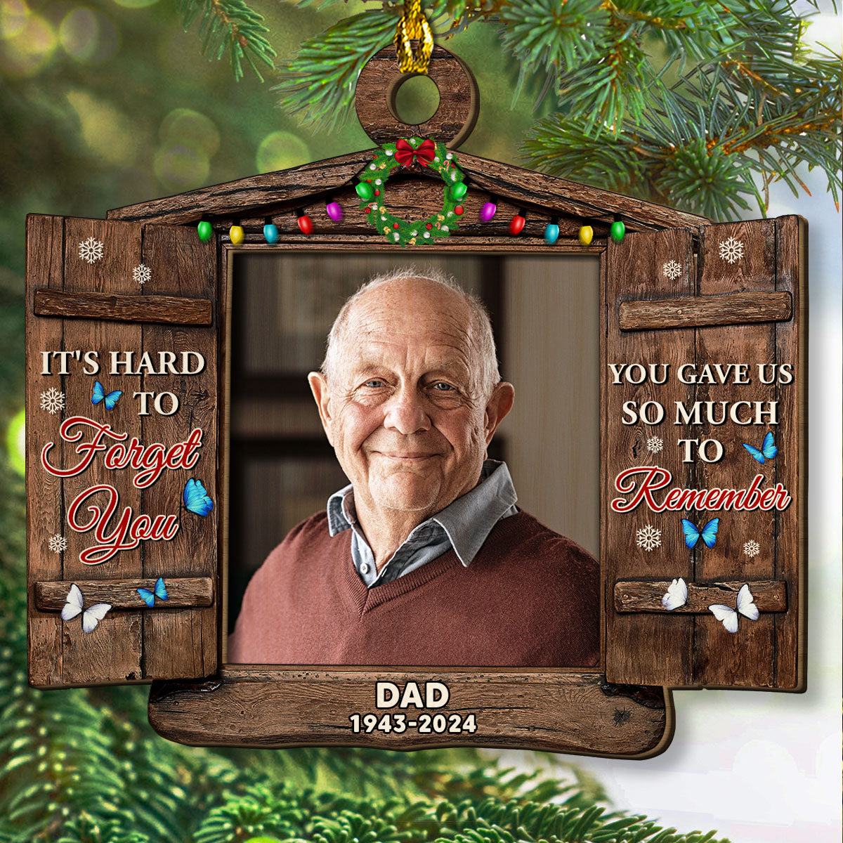 So Much To Remember - Personalized Custom Wood Ornament