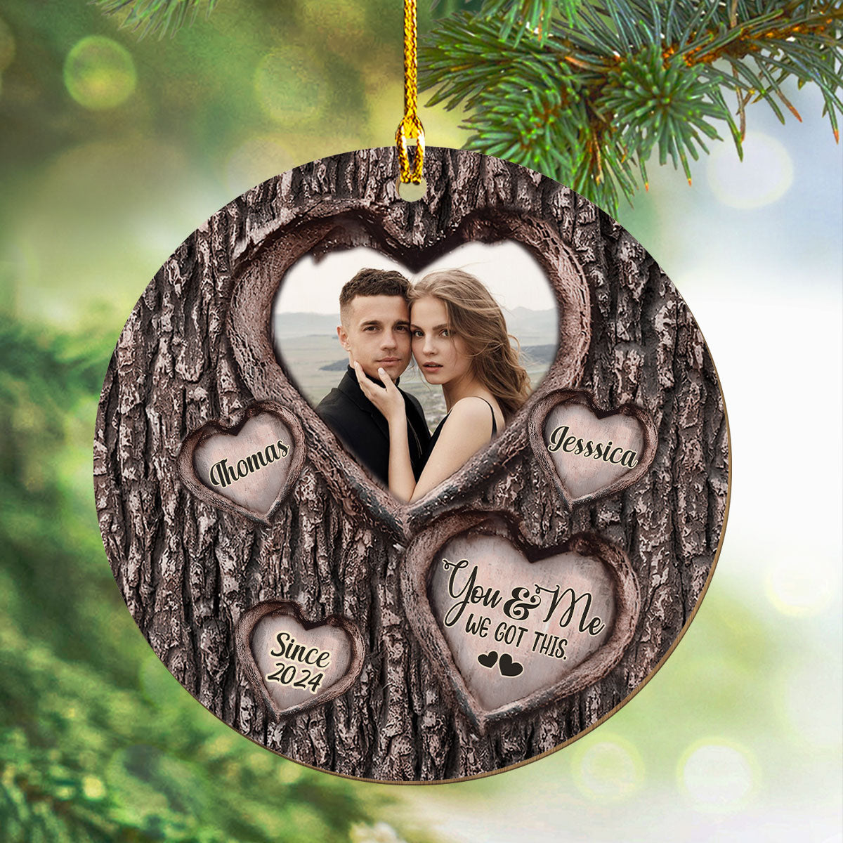 I Am Yours No Returns Or Refunds - Personalized Custom Wood Ornament