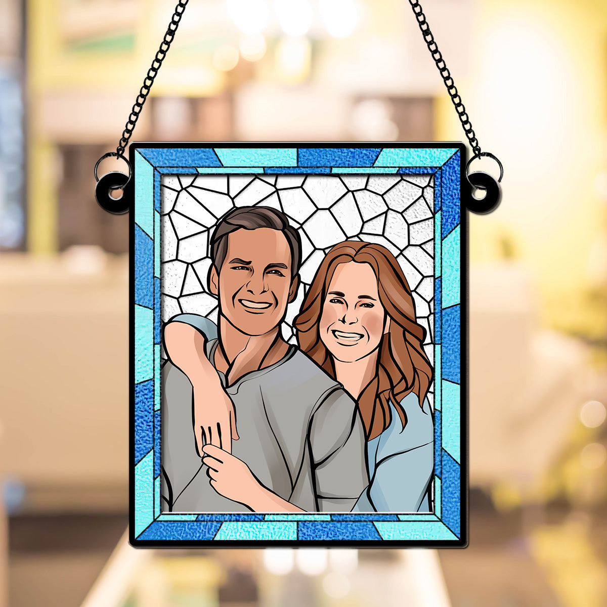 Love You More Every Day - Personalized Custom Suncatcher