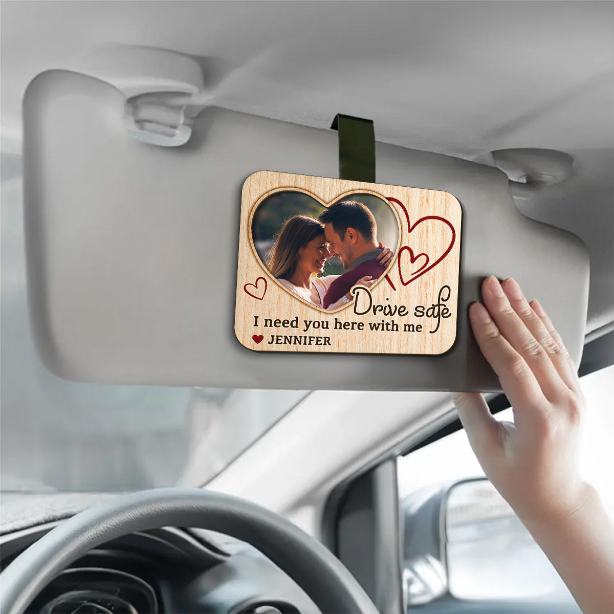 Drive Safe Man - Personalized Custom Car Visor Clip