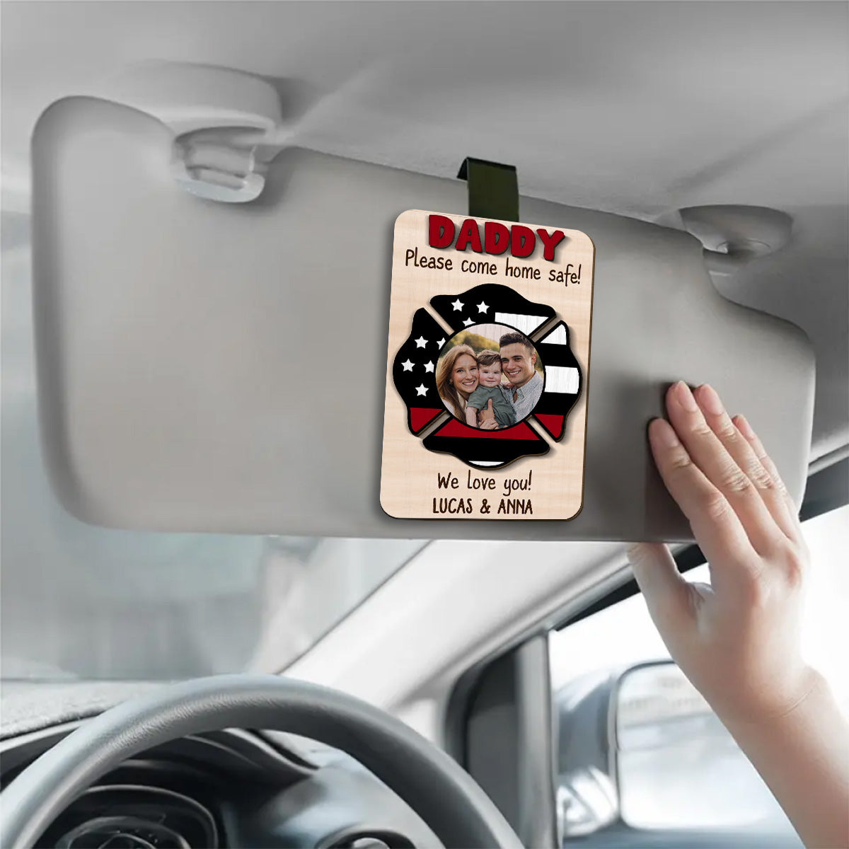 Be Safe I Need You - Personalized Custom Car Visor Clip