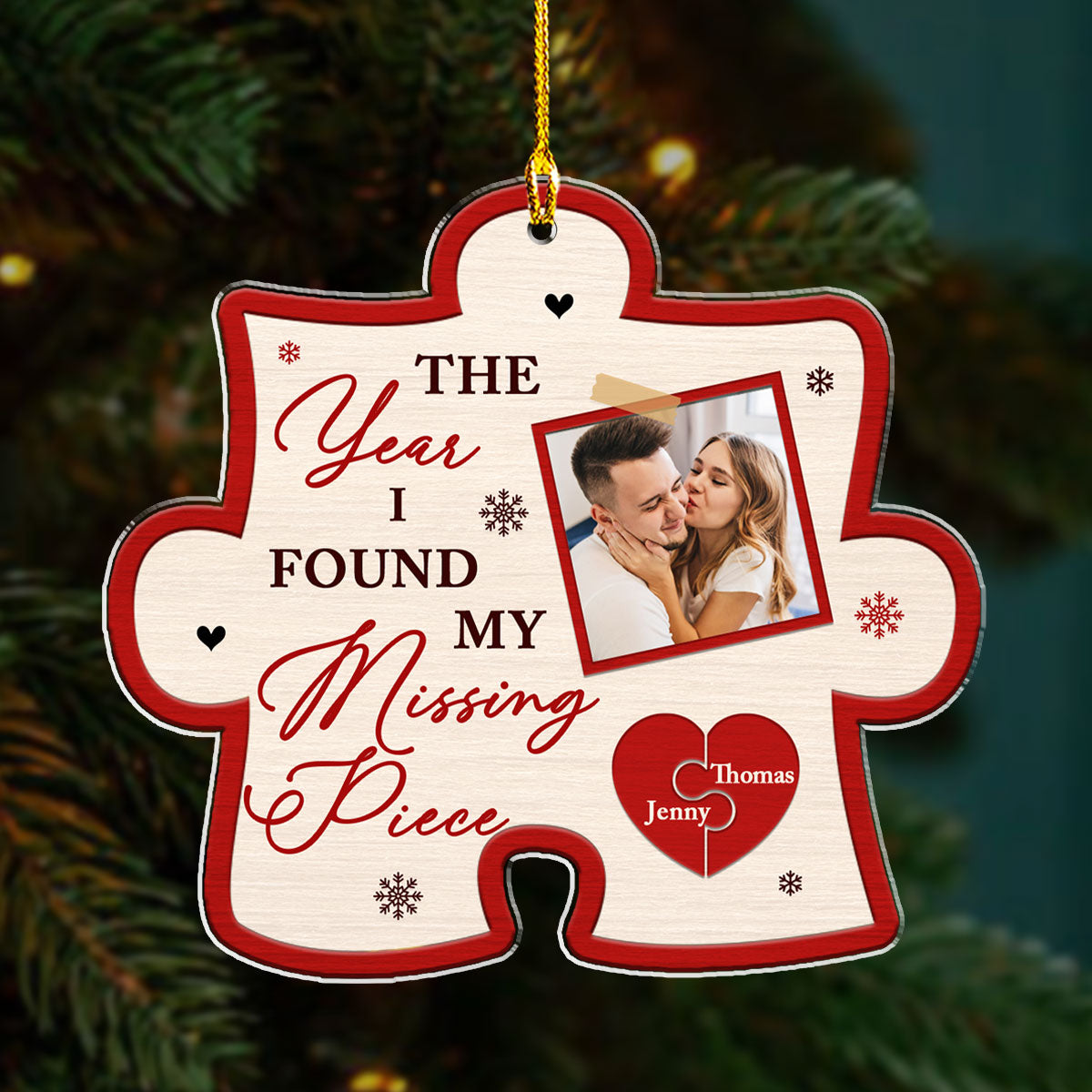The Year I Found You - Personalized Custom Acrylic Ornament