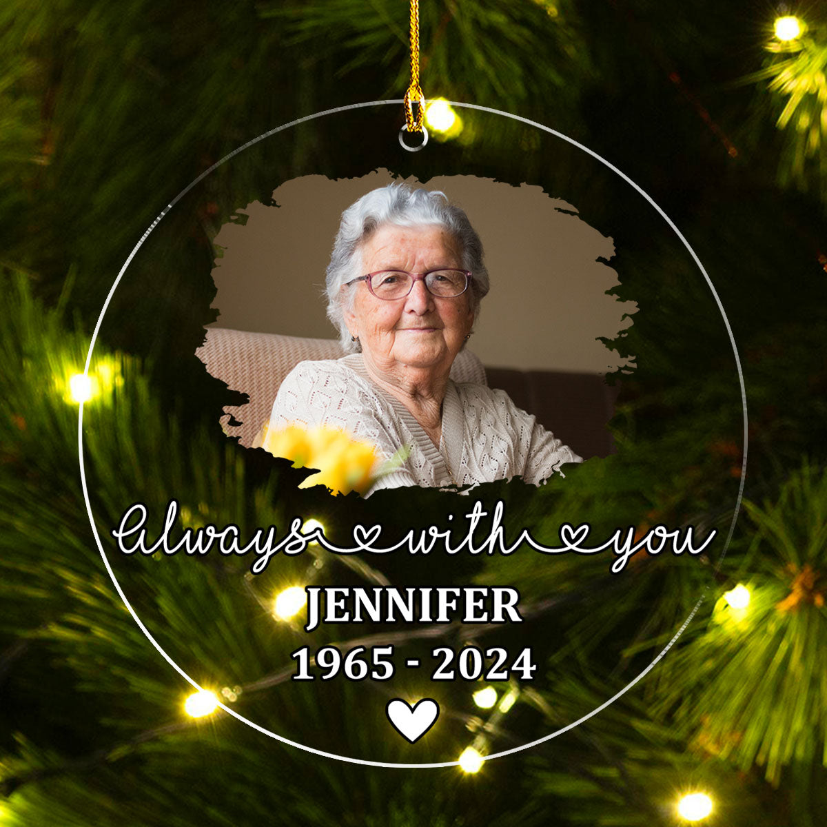 Forever Loved - Personalized Custom Acrylic Ornament