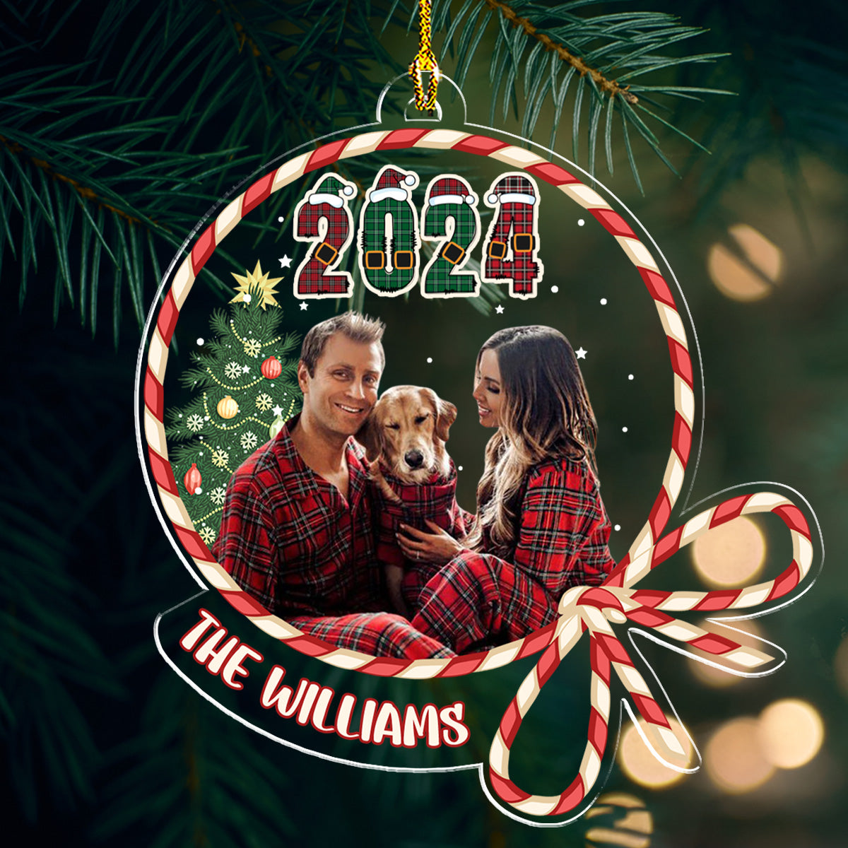 My Big Family Christmas - Personalized Custom Acrylic Ornament