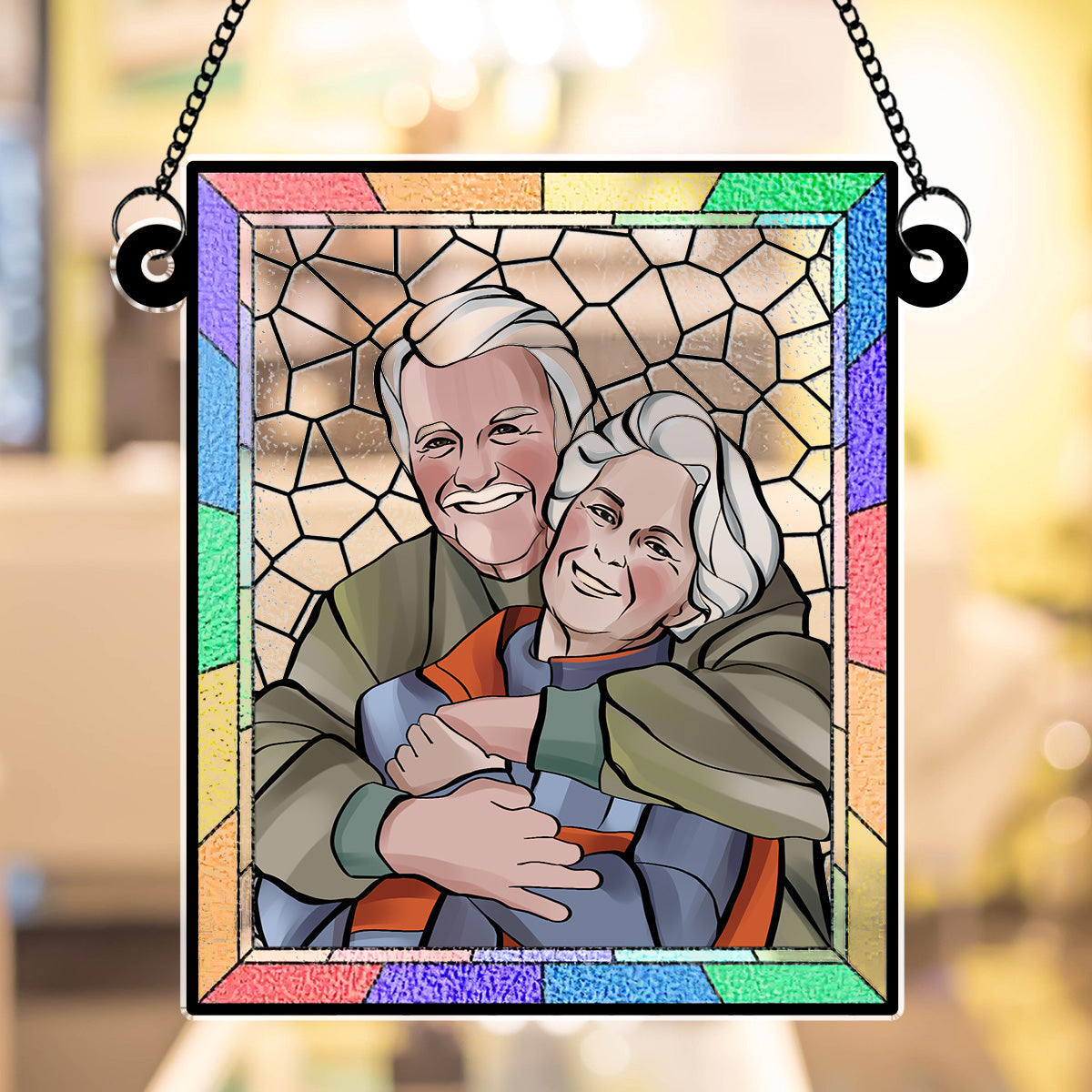 Love You More Every Day - Personalized Custom 1 Layer Suncatcher