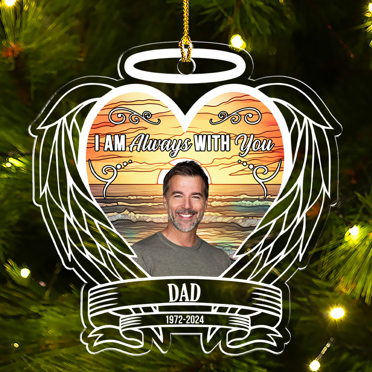 Custom Photo Always On Our Minds - Personalized Custom Acrylic Ornament