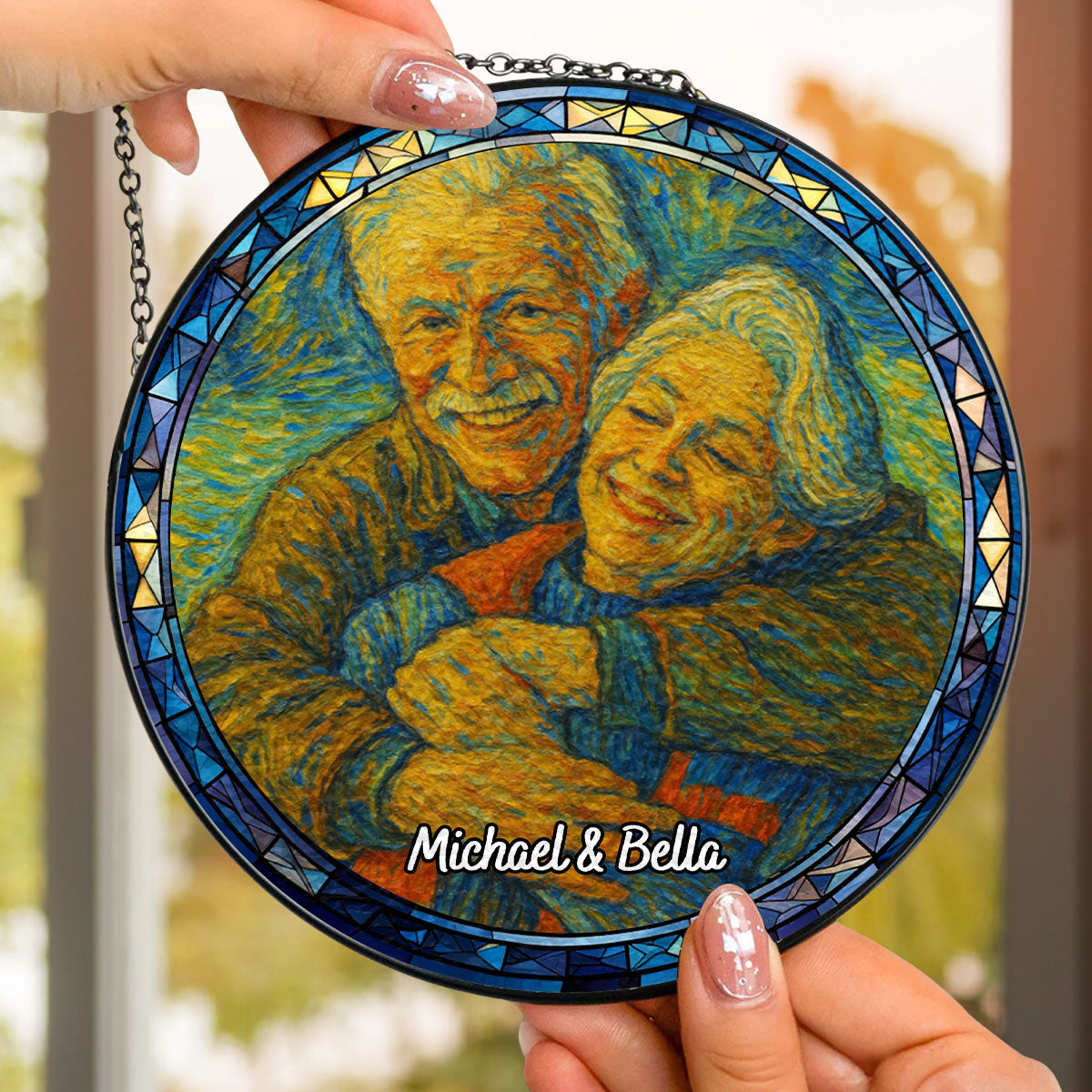 Together Forever - Personalized Custom Window Hanging Suncatcher