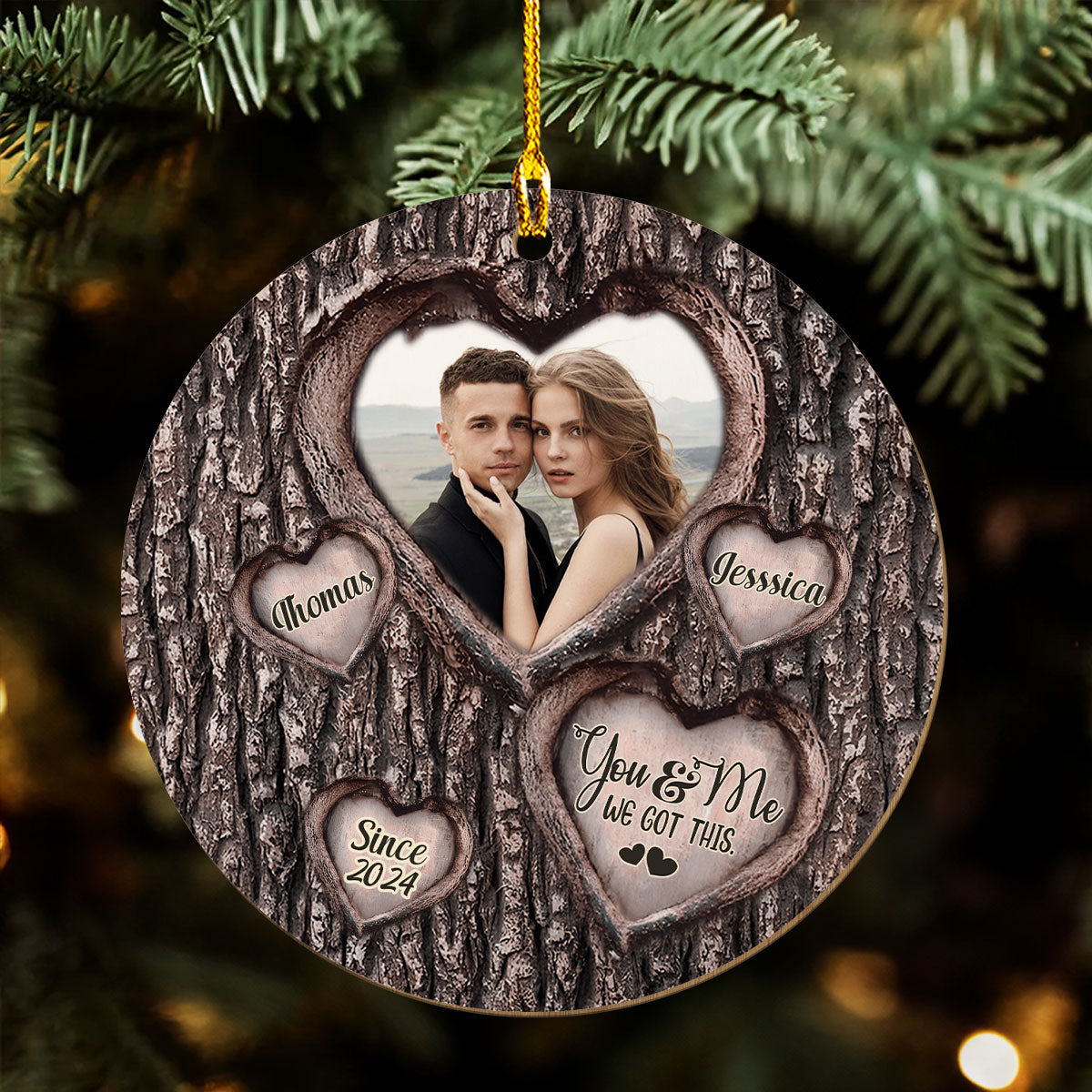 I Am Yours No Returns Or Refunds - Personalized Custom Wood Ornament