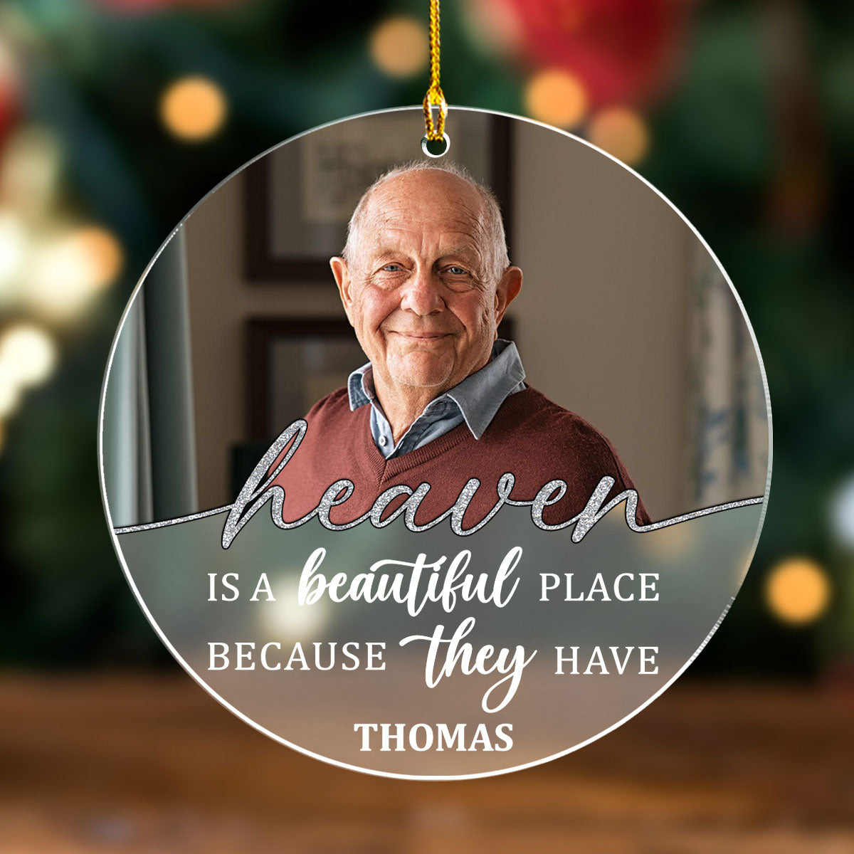 Beautiful Place - Personalized Custom Frosted Acrylic Ornament