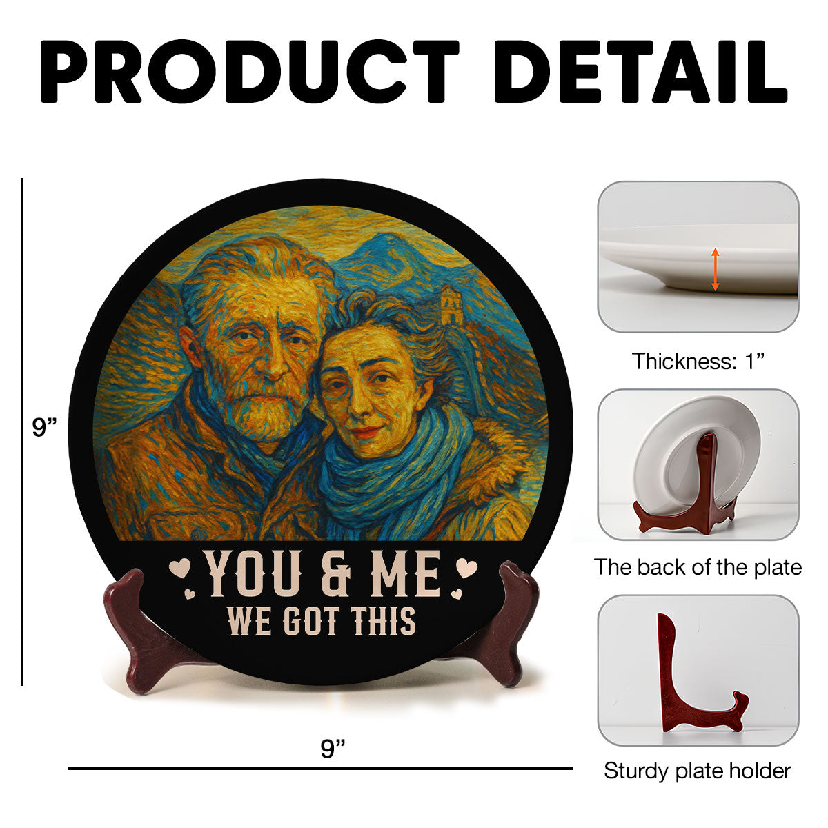 You And Me We Got This - Personalized Custom Plate