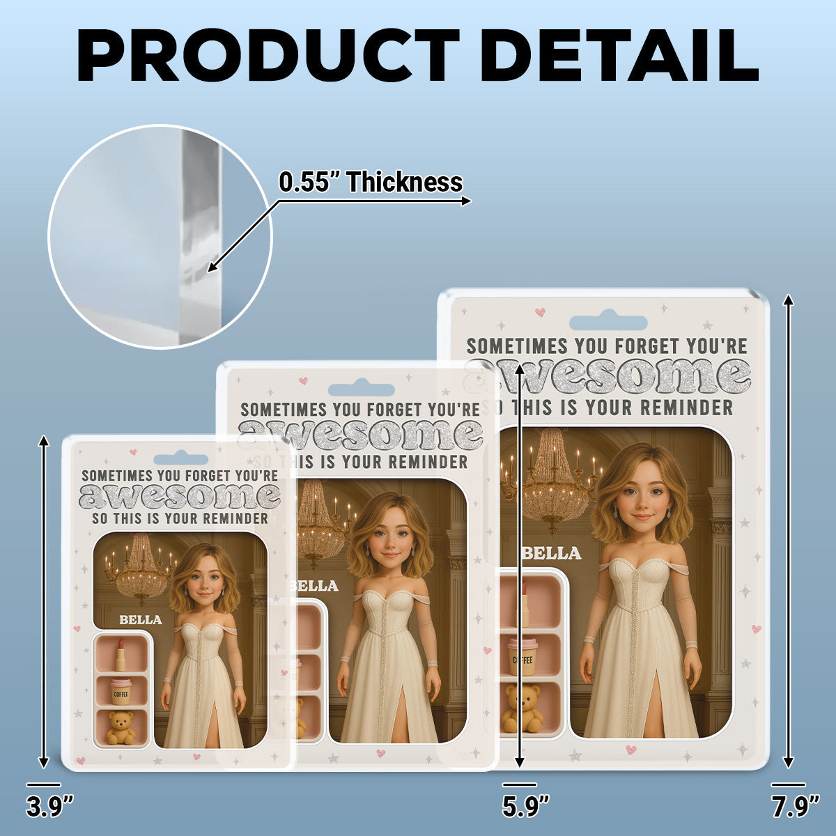 Bestie Toy Box - Personalized Custom Acrylic Plaque